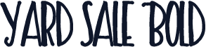 Yard Sale Bold