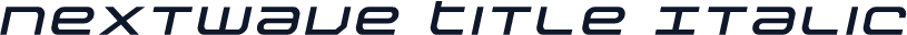 Nextwave Title Italic