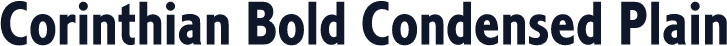 Corinthian Bold Condensed Plain