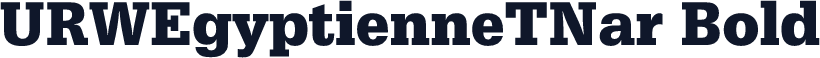 URWEgyptienneTNar Bold