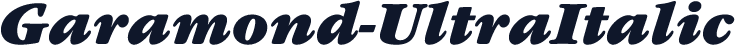 Garamond-UltraItalic