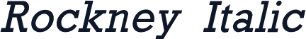 Rockney Italic