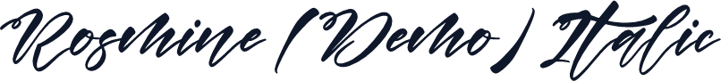 Rosmine (Demo) Italic