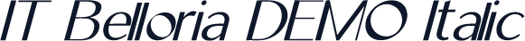 IT Belloria DEMO Italic