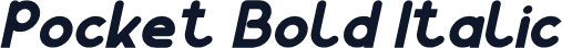 Pocket Bold Italic