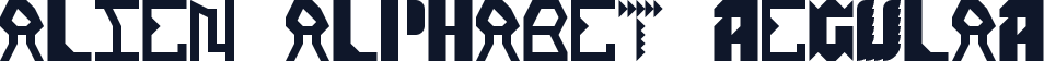 Alien Alphabet Regular