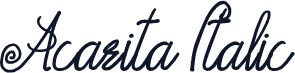 Acarita Italic