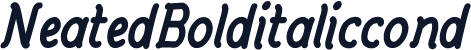 NeatedBolditaliccond