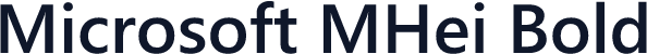 Microsoft MHei Bold
