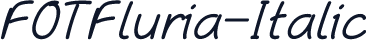 FOTFluria-Italic