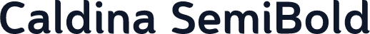 Caldina SemiBold