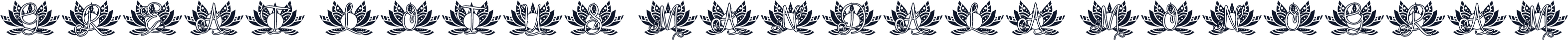 Great Lotus Mandala Monogram