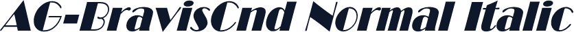 AG-BravisCnd Normal Italic