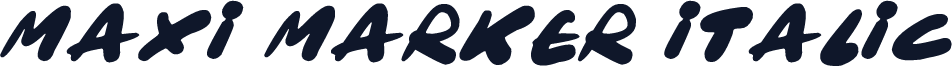 Maxi Marker Italic
