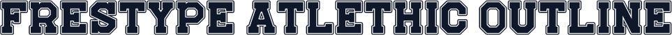 Frestype Atlethic Outline