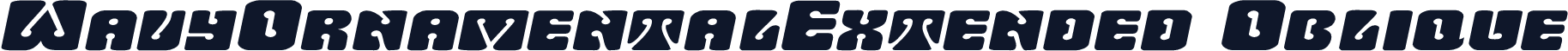 WavyOrnamentalExtended Oblique