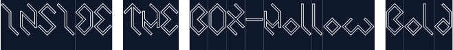 INSIDE THE BOX-Hollow Bold