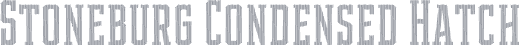 Stoneburg Condensed Hatch