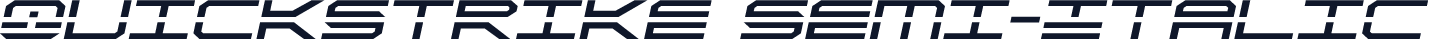 QuickStrike Semi-Italic