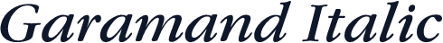 Garamand Italic