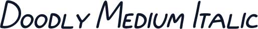 Doodly Medium Italic