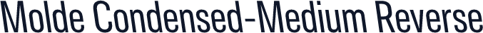 Molde Condensed-Medium Reverse