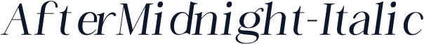 AfterMidnight-Italic