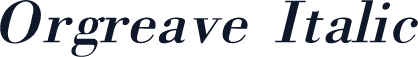 Orgreave Italic