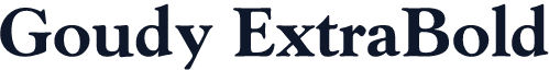 Goudy ExtraBold