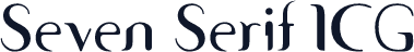 Seven Serif ICG