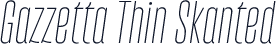 Gazzetta Thin Skanted