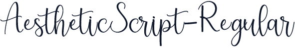 AestheticScript-Regular