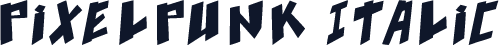 pixelpunk Italic