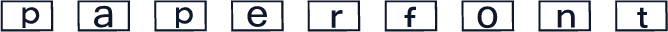 paperfont