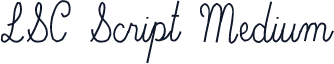 LSC Script Medium
