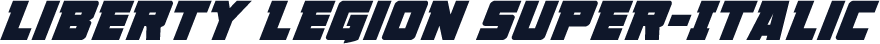 Liberty Legion Super-Italic