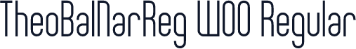TheoBalNarReg W00 Regular