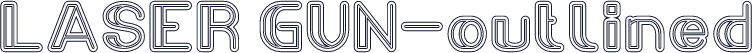 LASER GUN-outlined