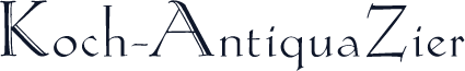 Koch-AntiquaZier