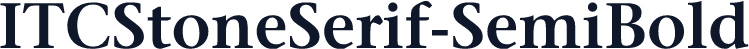 ITCStoneSerif-SemiBold