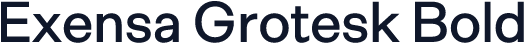 Exensa Grotesk Bold