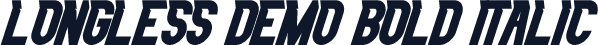 Longless Demo Bold Italic