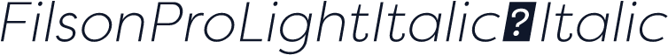 FilsonProLightItalic-Italic