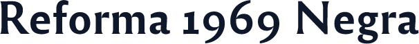 Reforma 1969 Negra