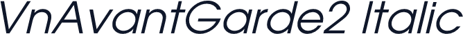 VnAvantGarde2 Italic