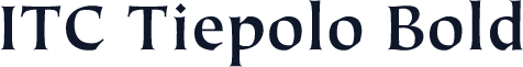 ITC Tiepolo Bold