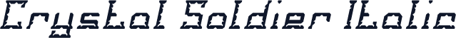 Crystal Soldier Italic