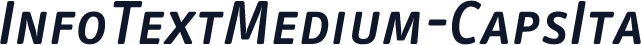 InfoTextMedium-CapsIta