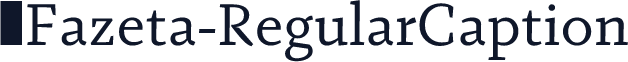 ☞Fazeta-RegularCaption