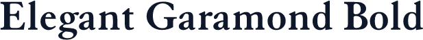 Elegant Garamond Bold